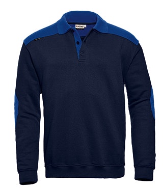 Santino polosweater Tesla - 5XL - Real Navy / Royal blue 6085