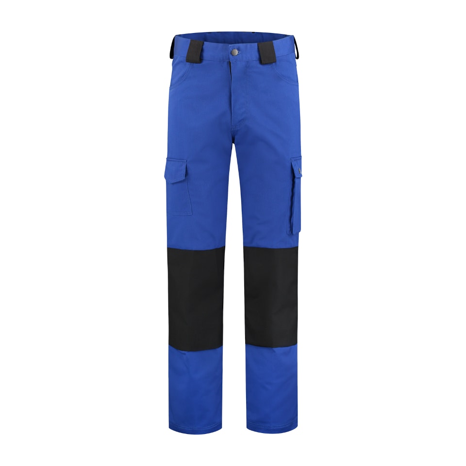 Bestex werkbroek katoen/polyester - 54 - Korenblauw / Zwart