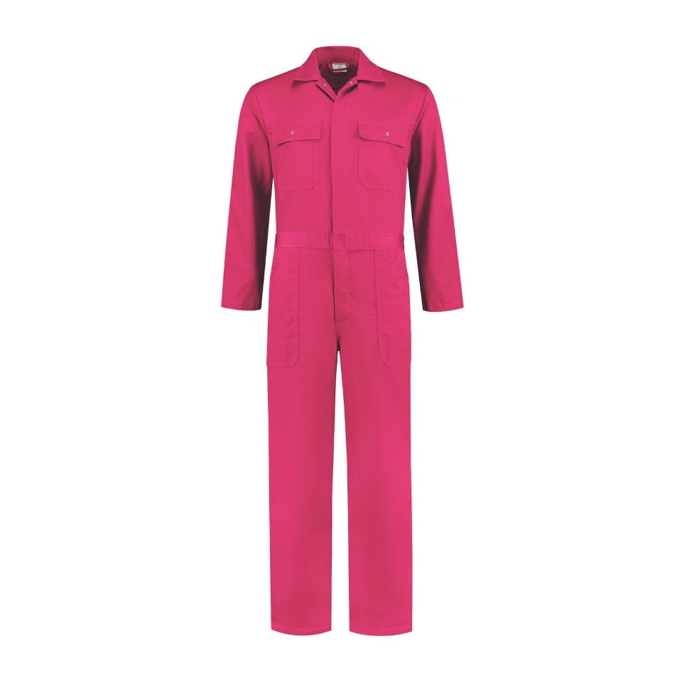 Bestex Kinderoverall polyester/katoen - Fuchsia - 116