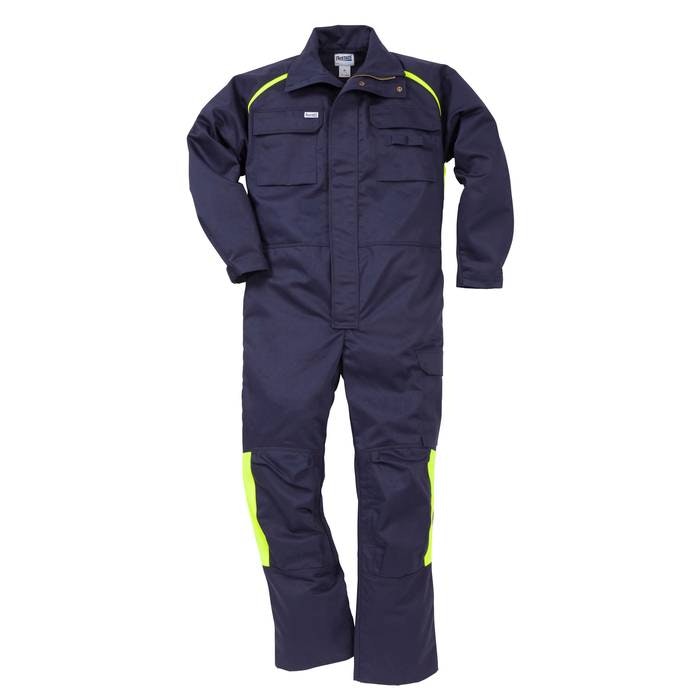 Fristads 100338 vlamvertragende FLAM Lasoverall - M - Dark Navy / Navy 540