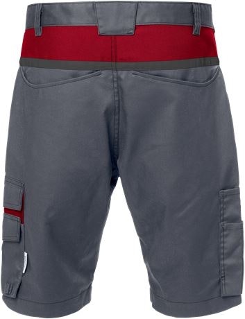 Fristads Fusion korte broek 2562 STFP (129530) - 62 - Grey / Red 866