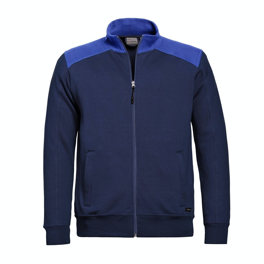 Santino sweatjack Toronto bi-colour - L - Real Navy / Royal blue 6085