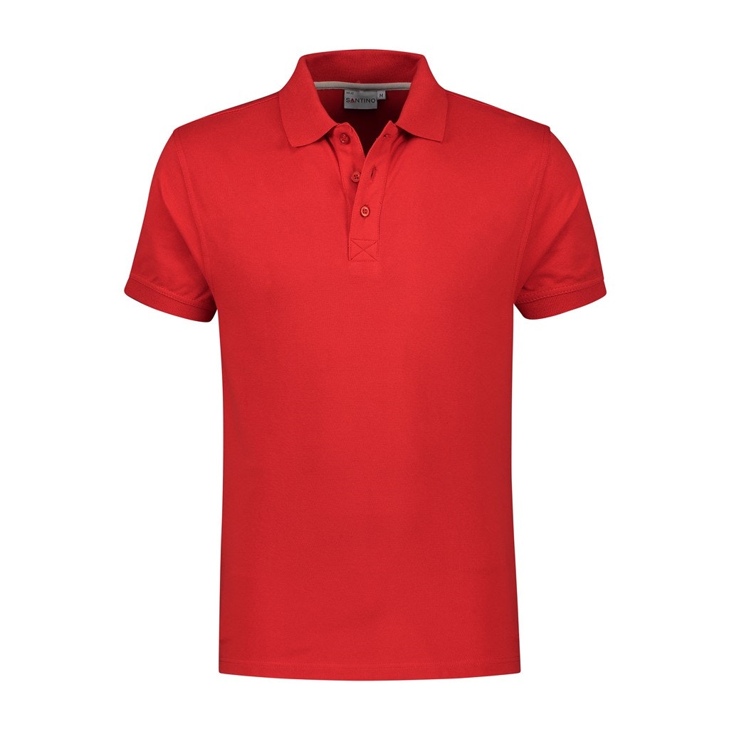 Santino poloshirt Mojo - M - Rood 2000
