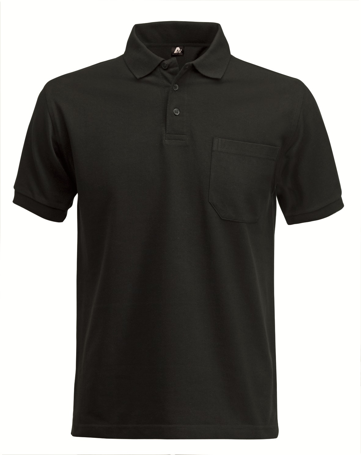 Acode 1721 Polo pique met borstzak (100219) - Zwart 940 - 3XL
