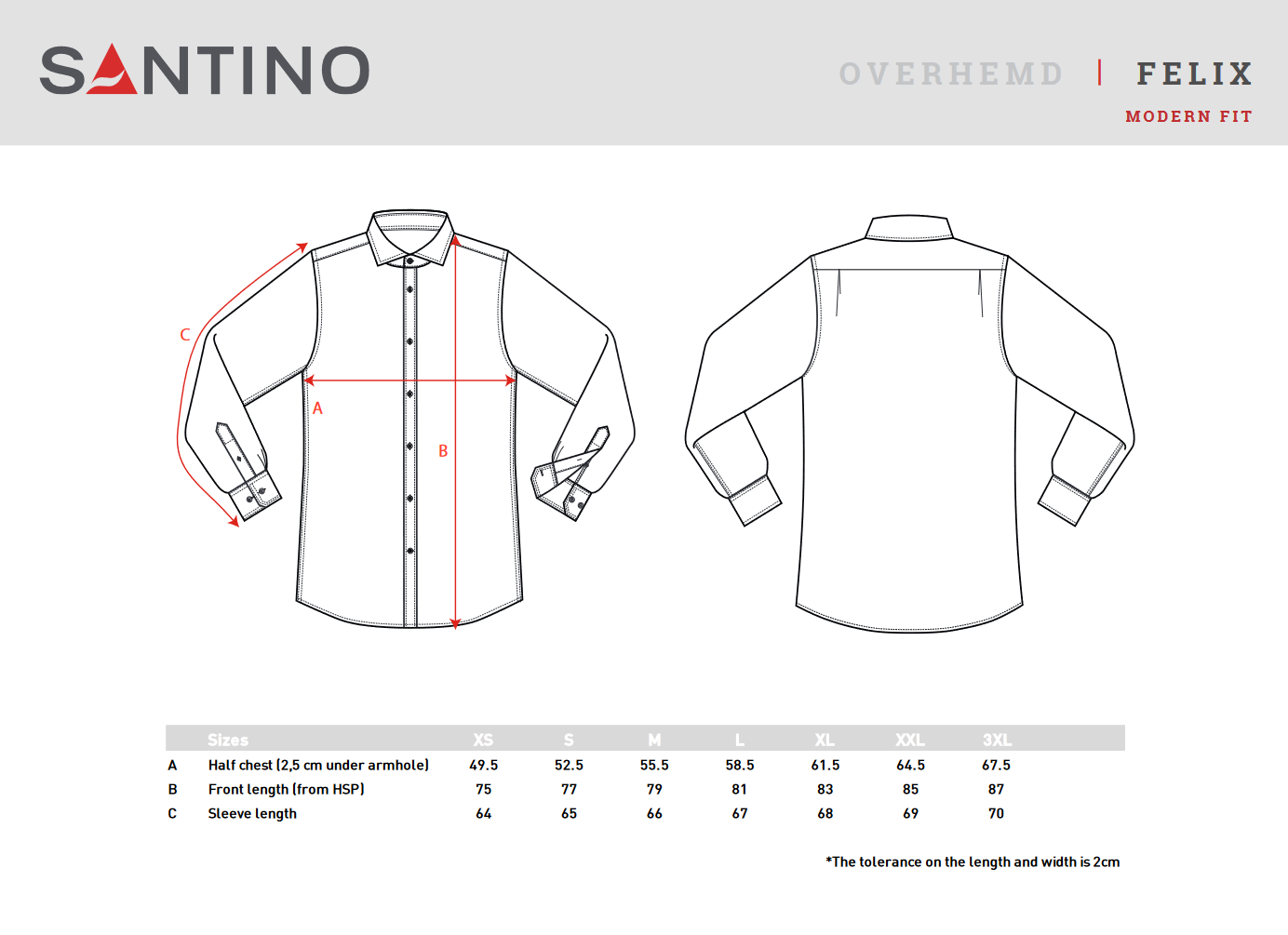 Santino denim overhemd Felix