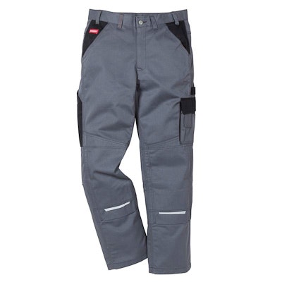 Fristads 100813 Katoenen Werkbroek - 50 - Grey / Black 896