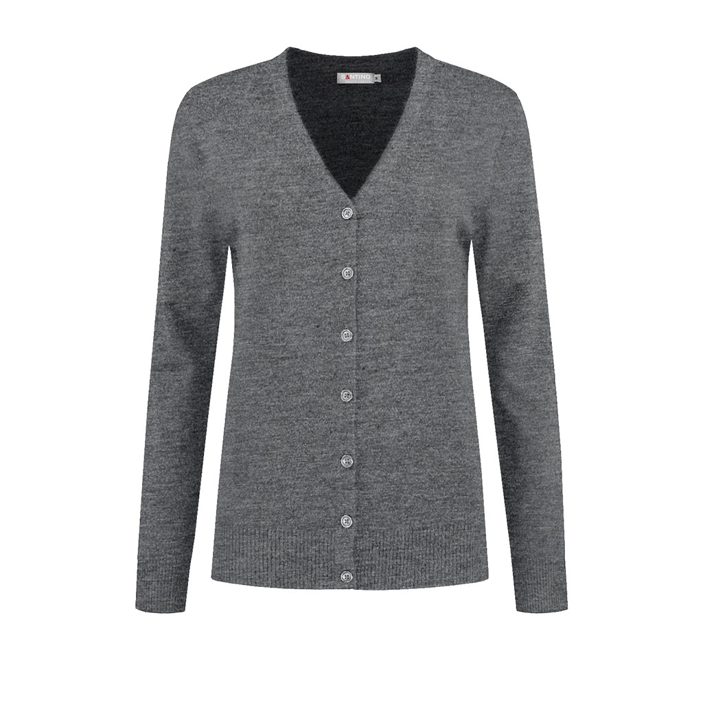 SANTINO Cardigan Prato Dames - Real Navy 6040 - Real Navy 6040 - M