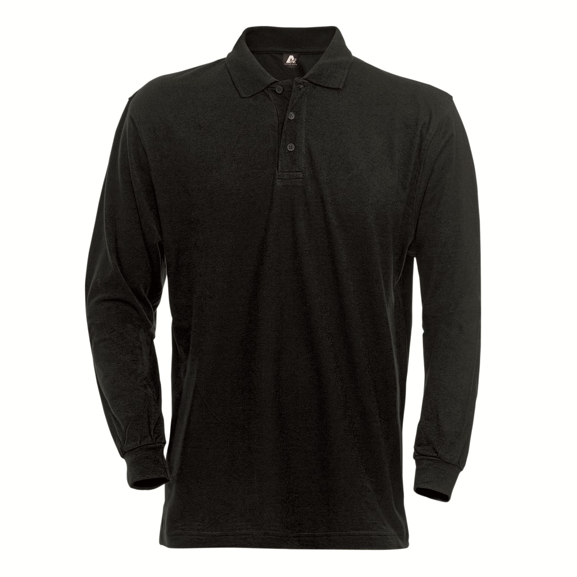 Acode 1722 Polo pique met lange mouw (100220) - L - Zwart 940