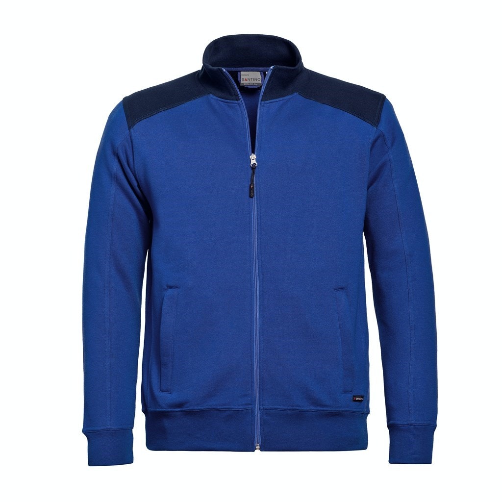 Santino sweatjack Toronto bi-colour - S - Royal Blue / Real Navy 6084 