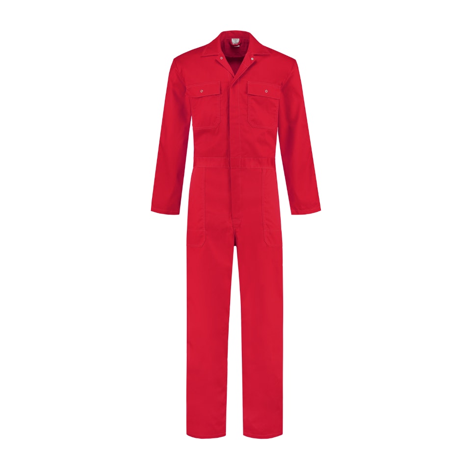 Bestex Overall polyester/katoen - 58 - Rood