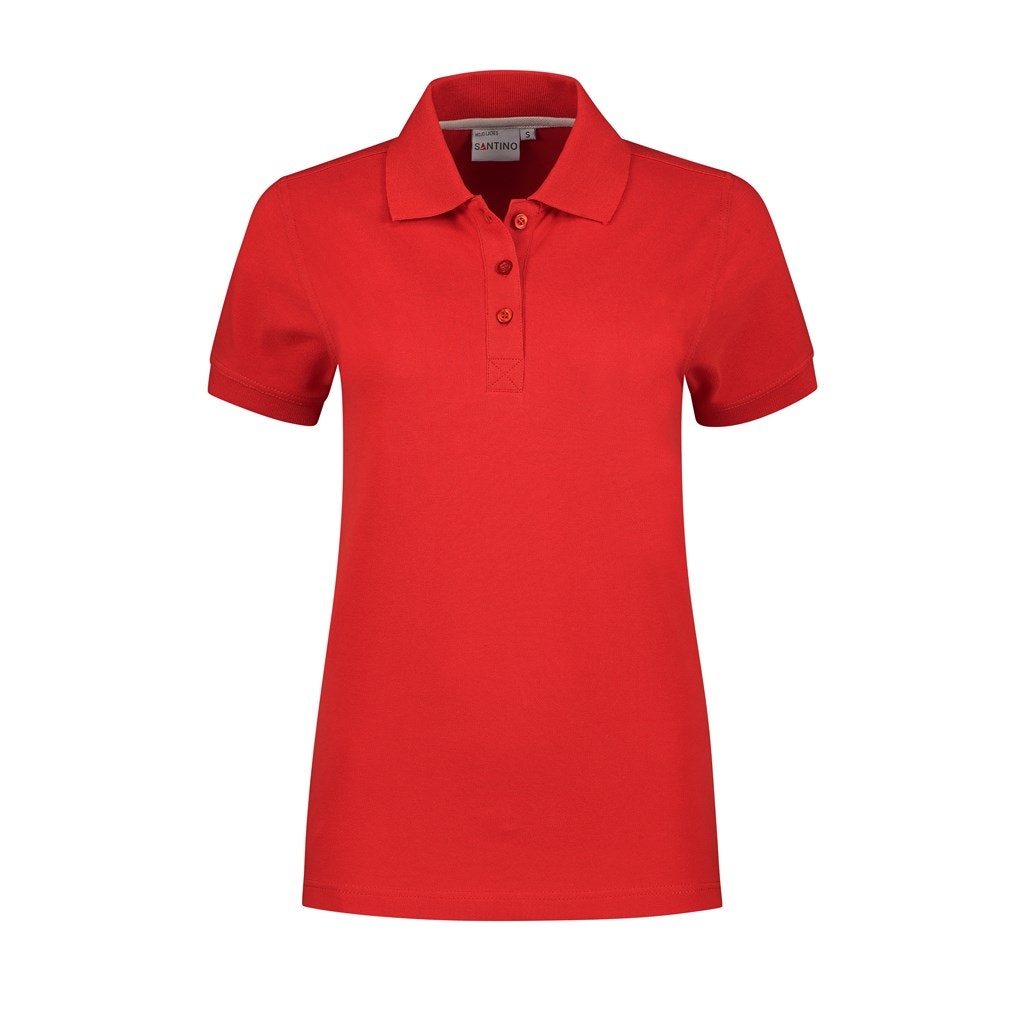 Santino poloshirt Mojo Dames - XS - Rood 2000