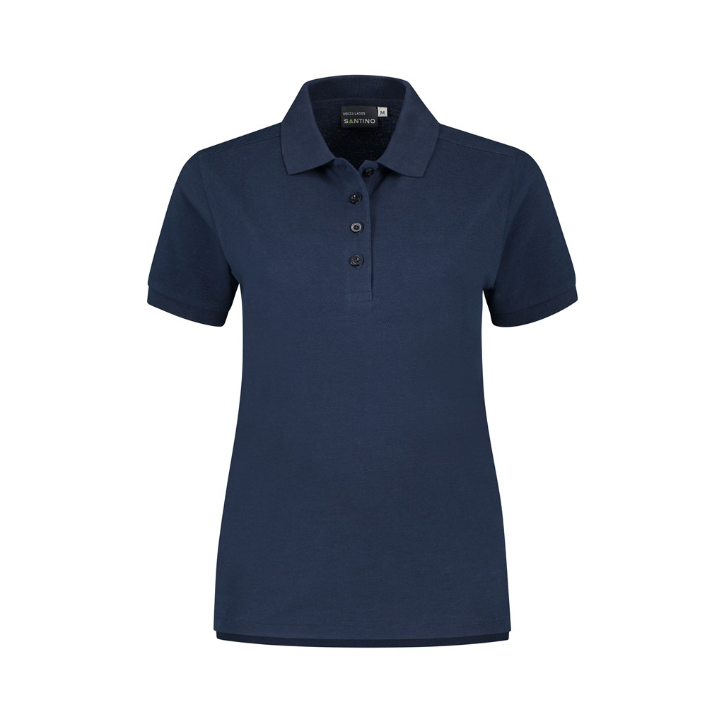 SANTINO Poloshirt Monza Dames - Zwart 8000 - XS