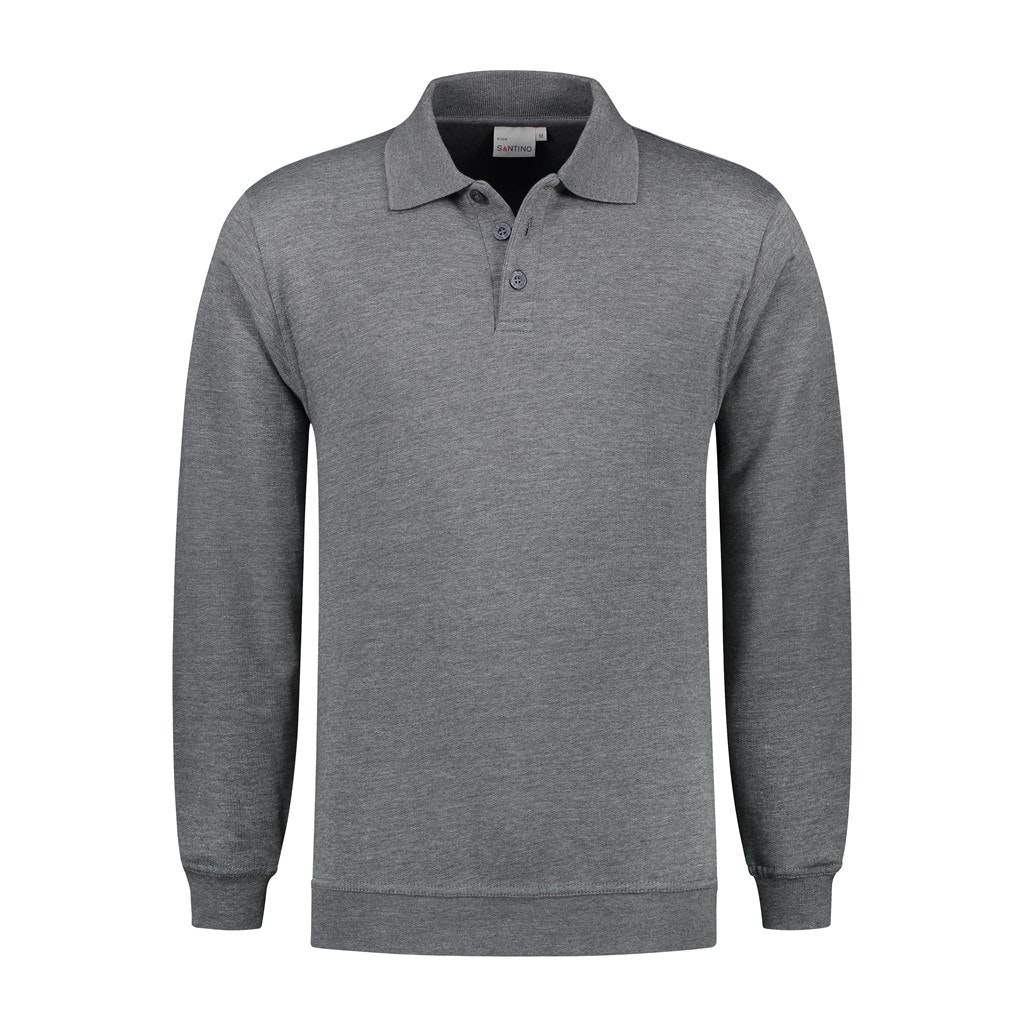 SANTINO Polosweater Robin - Donker Grijs - Dark Grey 8021 - L