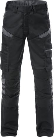 Fristads Fusion Werkbroek 2555 STFP Kniezakken (129482) - 58 - Black / Grey 996