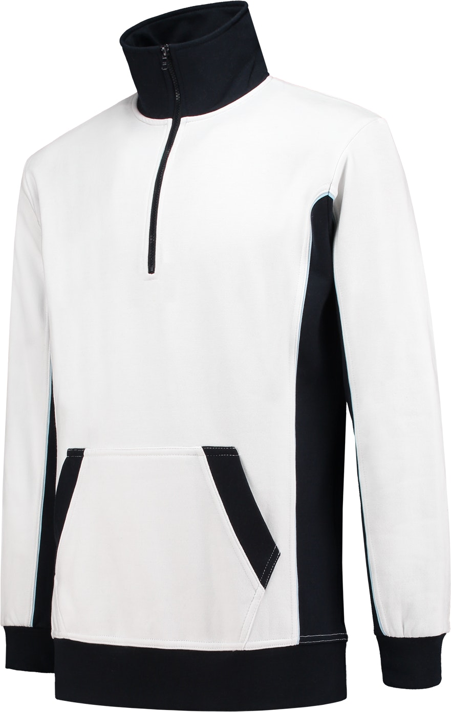 Workman bi-colour Trui met rits