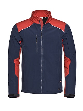 Santino softshell jacket Tour - 5XL - Real Navy / Red 6214