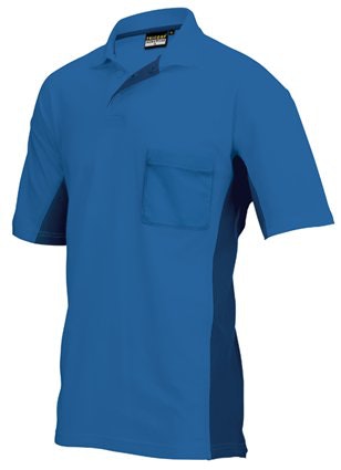Tricorp TP2000 Poloshirt Bi-Colour met borstzak (202002) - Royal Blue / Navy - L