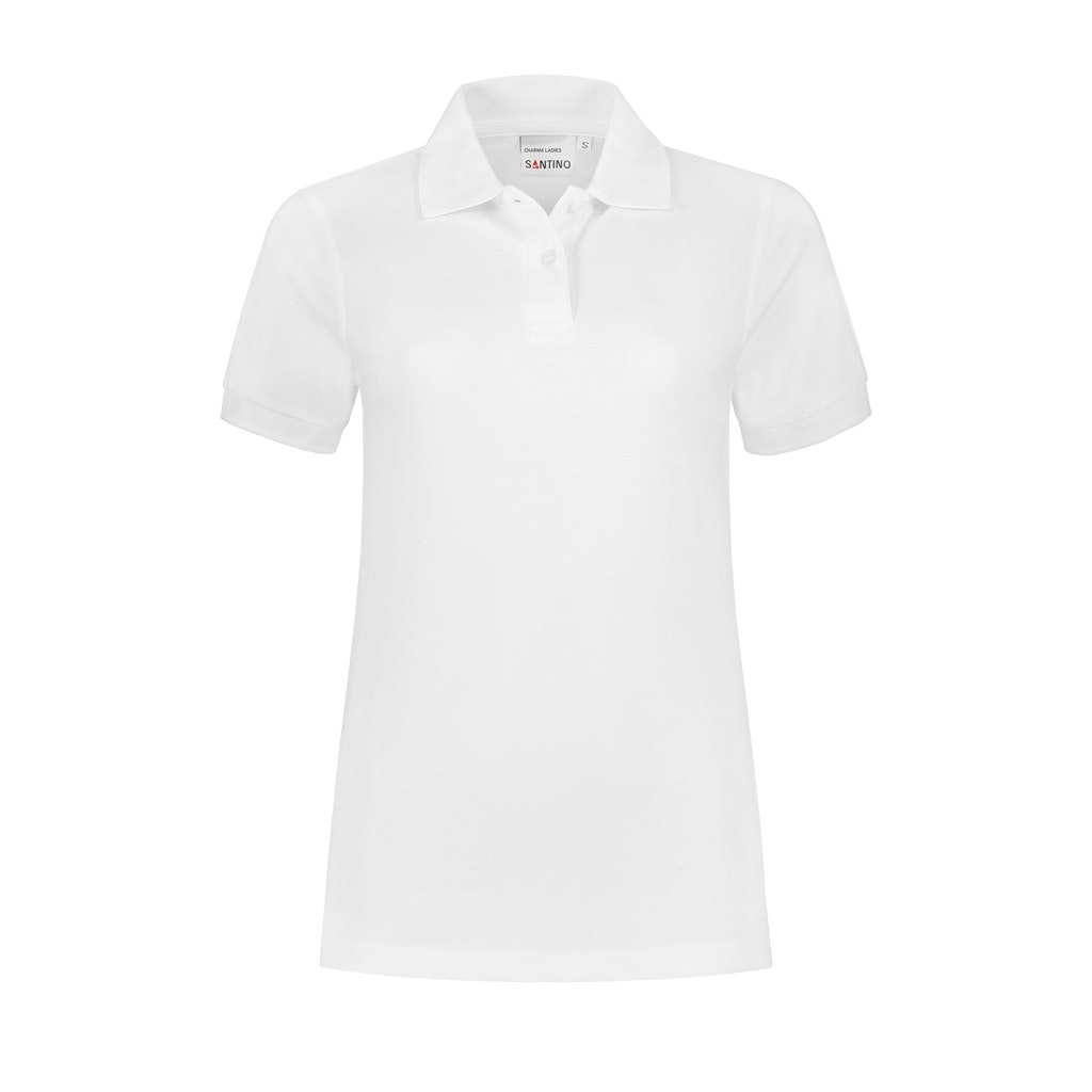 SANTINO Poloshirt Charma Ladies  - XXL - Wit 1000
