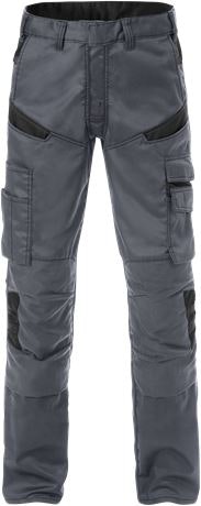 Fristads Fusion Werkbroek 2555 STFP Kniezakken (129482) - 104 - Grey / Black 896