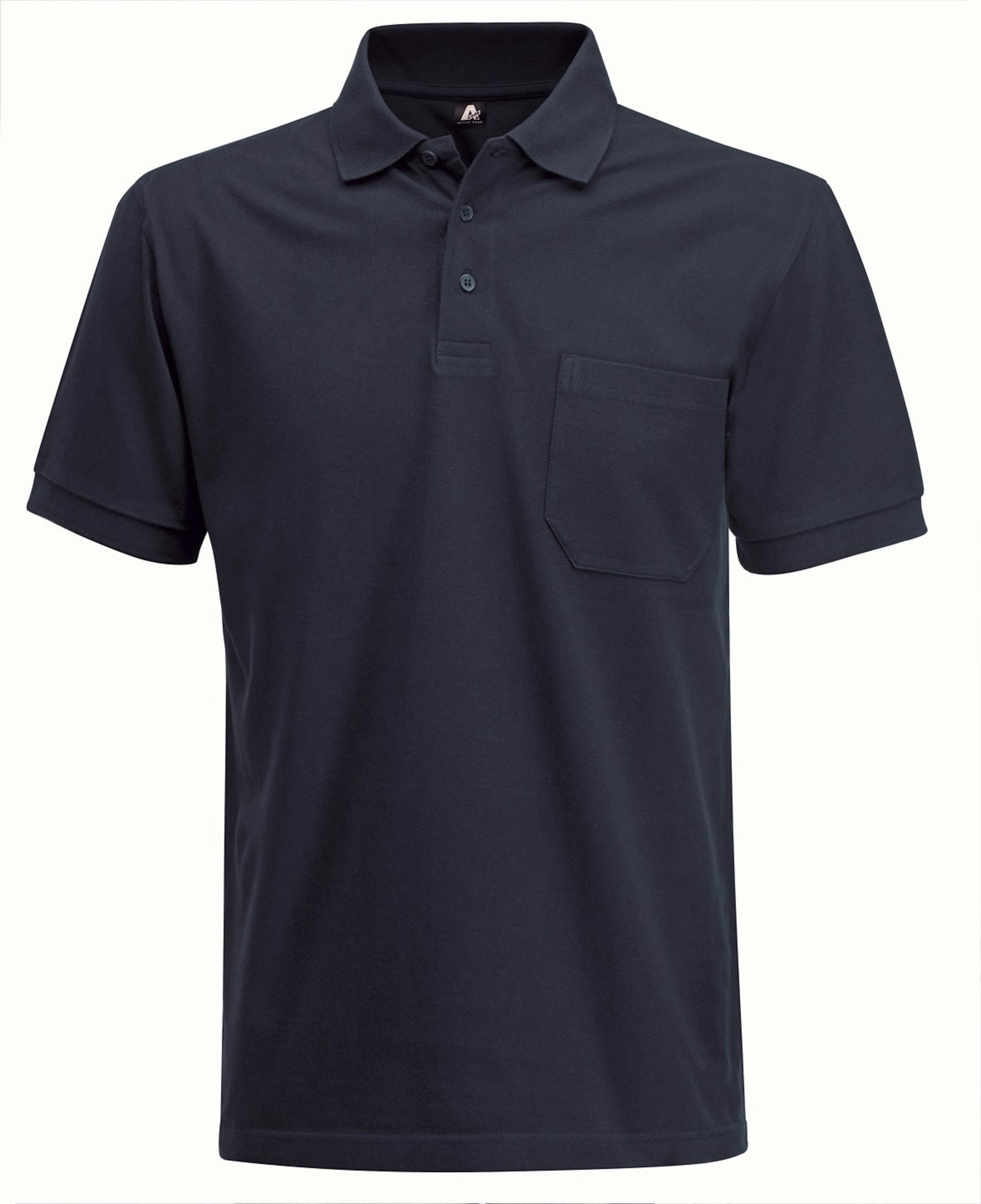 Acode 1721 Polo pique met borstzak (100219) - Donker marine 544 - XS