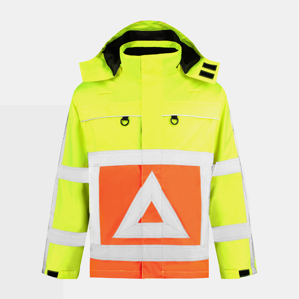 Goedkoop Verkeersregelaars Parka RWS - XL - Fluor oranje / Fluor geel