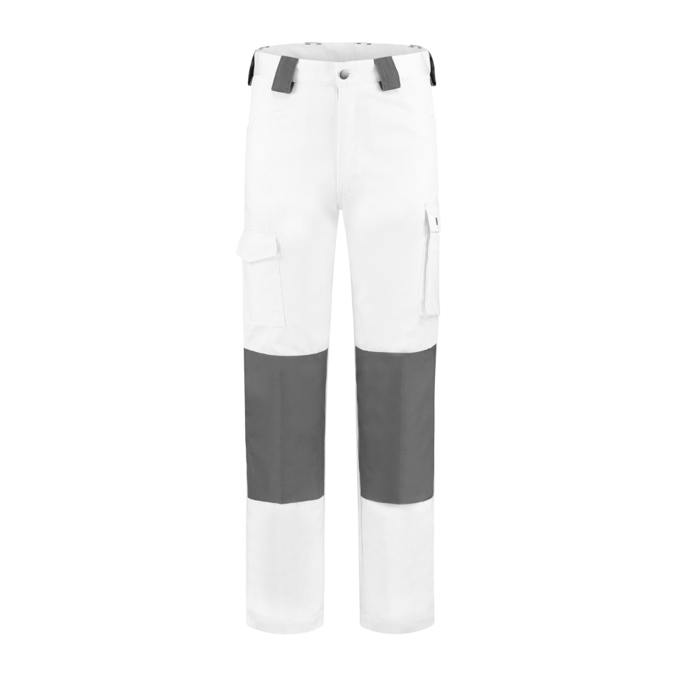 Bestex werkbroek katoen/polyester - 44 - Wit / Grijs