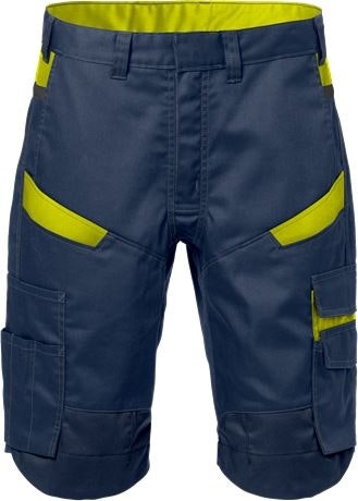 Fristads Fusion korte broek 2562 STFP (129530) - 48 - Navy / Hi-Vis Yellow 556