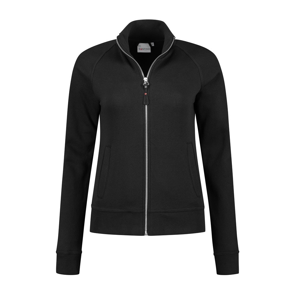 SANTINO Sweatjack Anna - Zwart 8000 - L