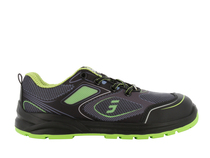Safety Jogger werkschoen Cador S1P - 43 - Zwart / Limegroen