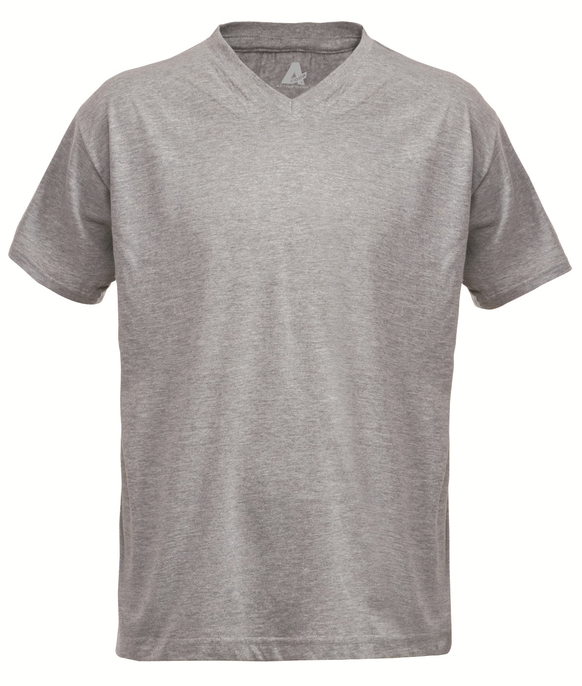 Acode 1913 T-shirt met v-hals (100241) - M - Lichtgrijs 910