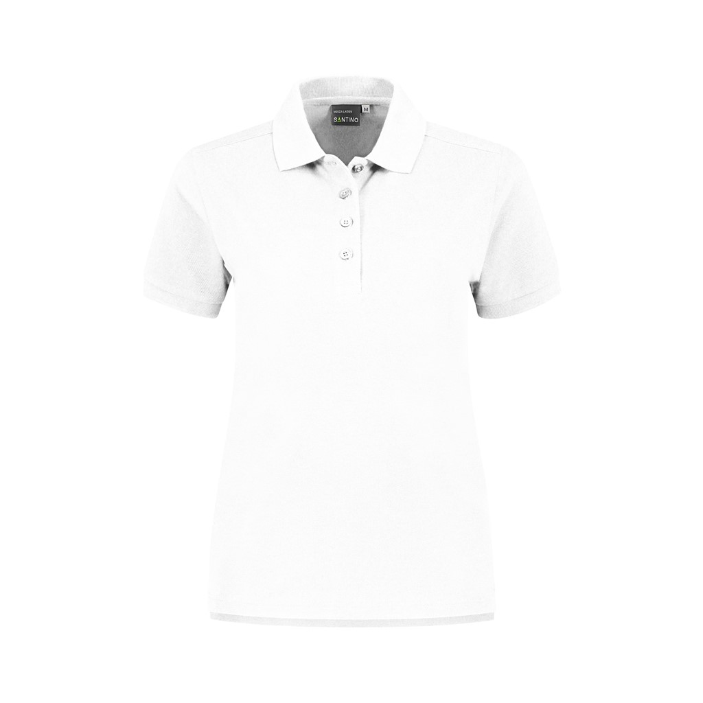 SANTINO Poloshirt Monza Dames - Zwart 8000 - XS