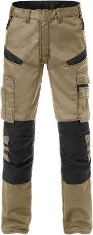 Fristads Fusion Werkbroek 2555 STFP Kniezakken (129482) - 148 - Khaki / Black 299
