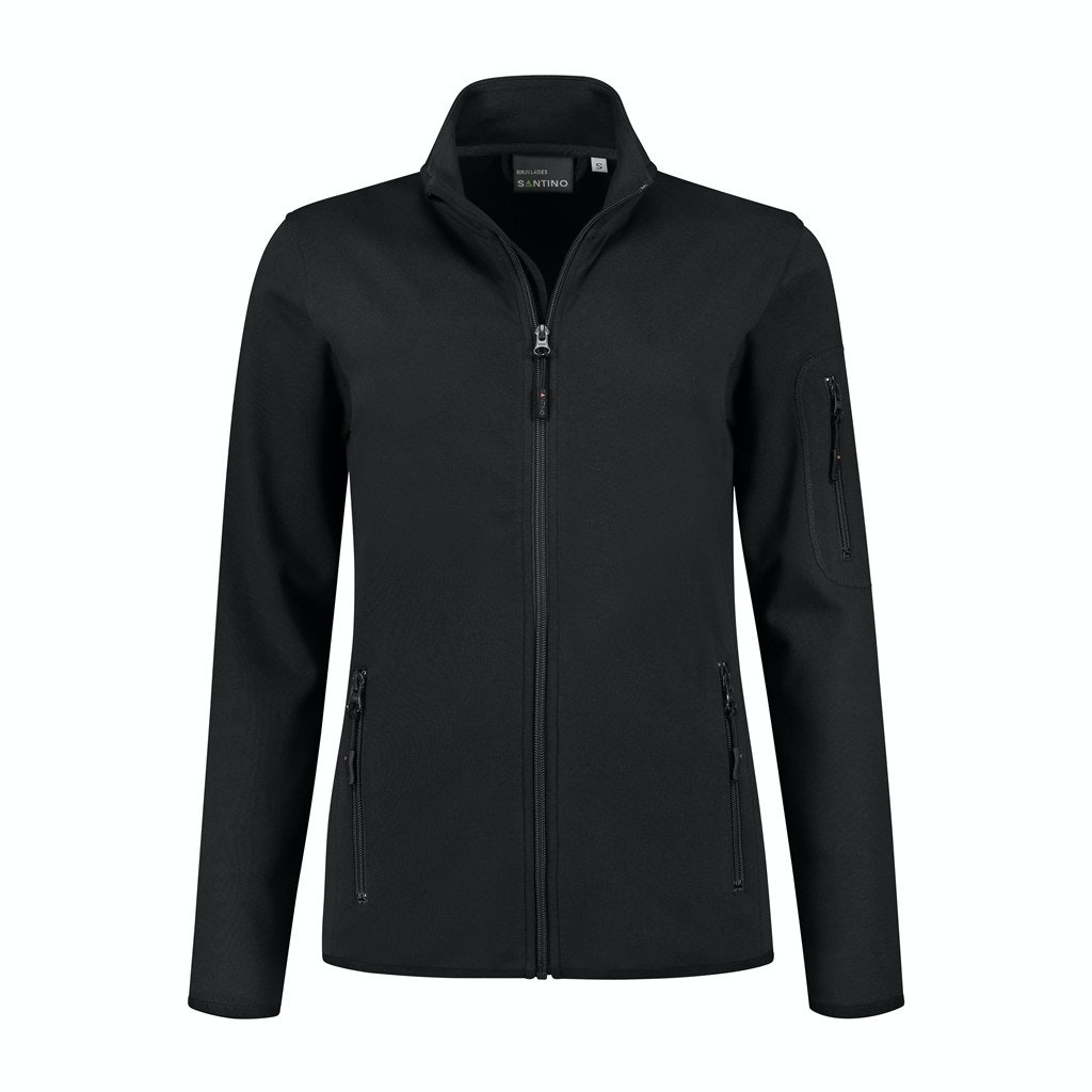 Santino sweatvest Berlin Dames - Zwart 8000 - XS