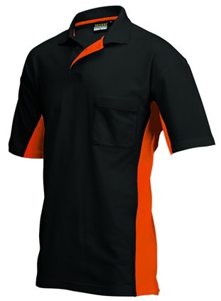 Tricorp TP2000 Poloshirt Bi-Colour met borstzak (202002) - 5XL - Black / Orange