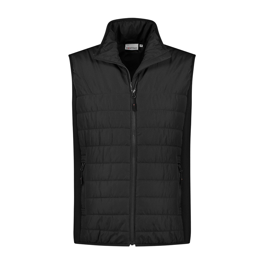 Santino bodywarmer Oslo - Zwart 8000 - L
