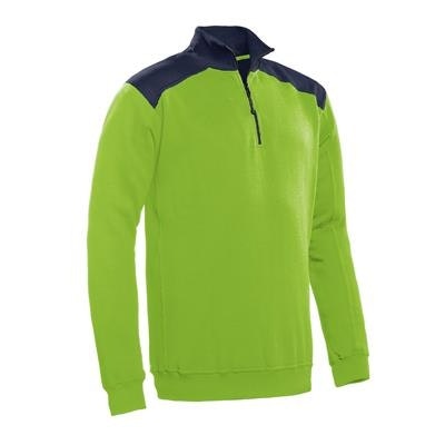 Santino Zipsweater Tokyo bi-colour - 4XL - Lime / Real Navy 5020