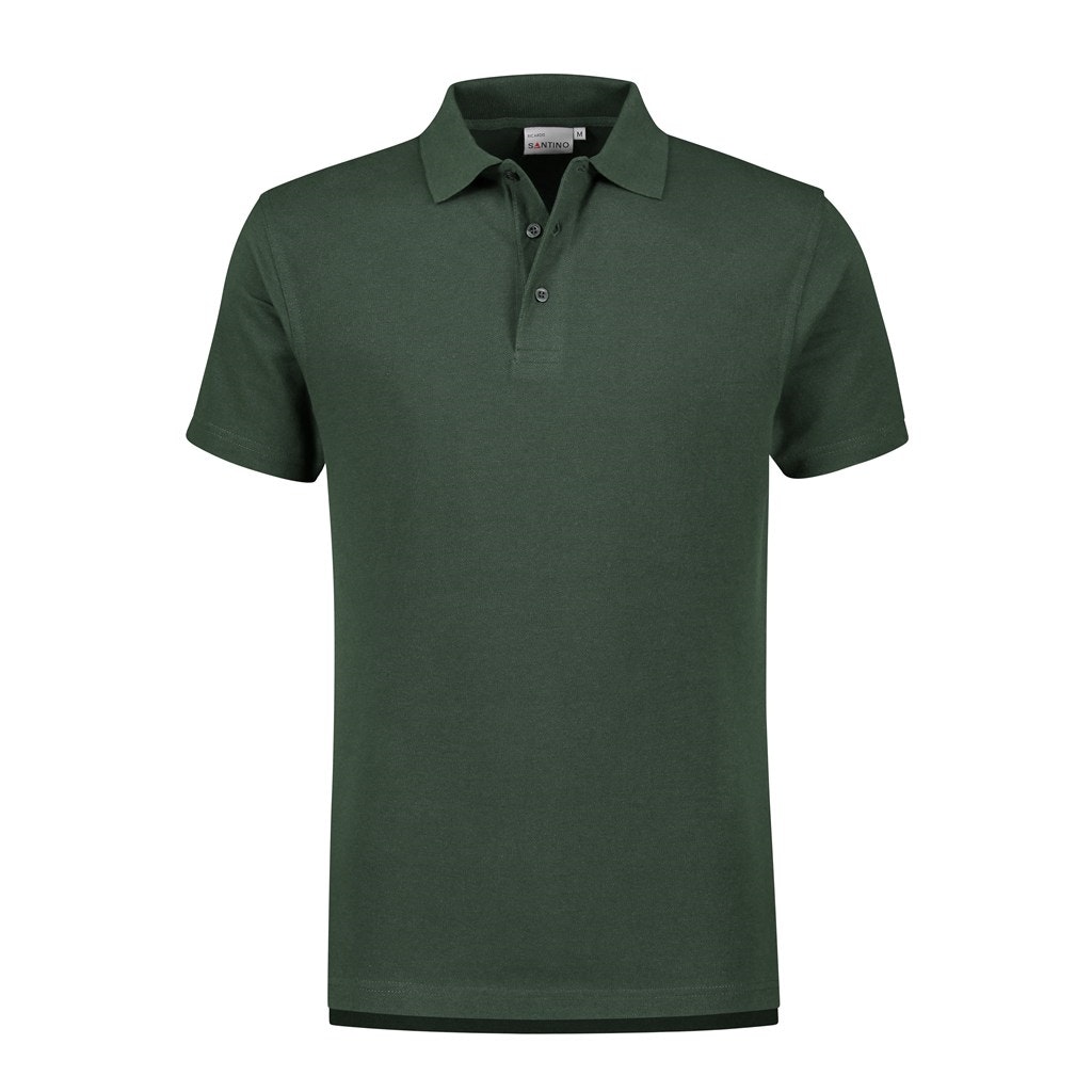 SANTINO Poloshirt Ricardo  - Donker Groen 5013 - 3XL
