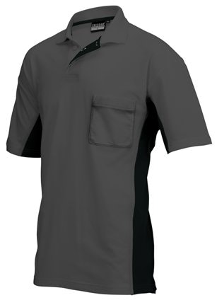 Tricorp TP2000 Poloshirt Bi-Colour met borstzak (202002) - Dark Grey / Black - M