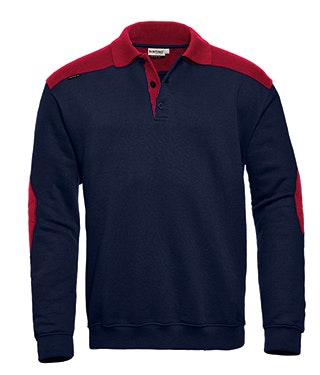 Santino polosweater Tesla - XL - Real Navy / Red 6214