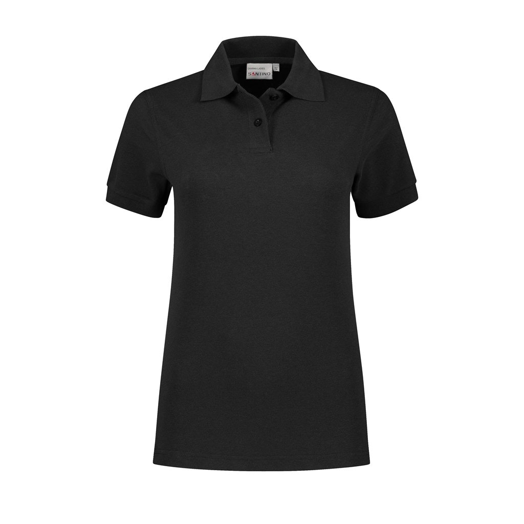 SANTINO Poloshirt Charma Ladies  - Zwart 8000 - XL