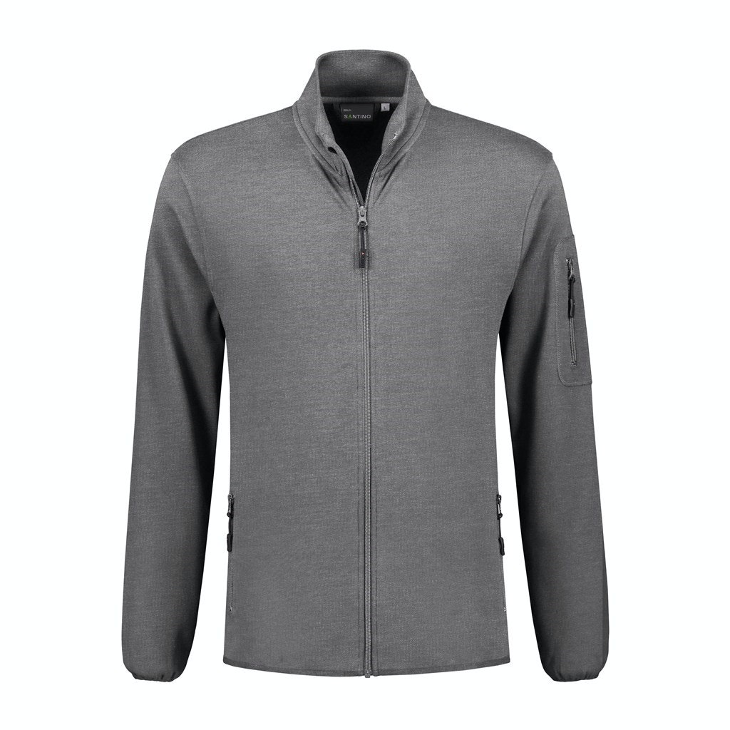 Santino sweatvest Berlin - XS - Donker Grijs - Dark Grey 8021