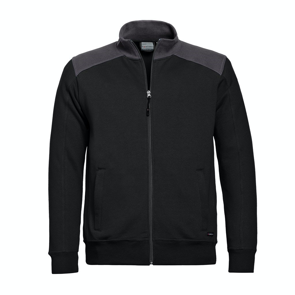 Santino sweatjack Toronto bi-colour - 5XL - Black / Graphite 8216