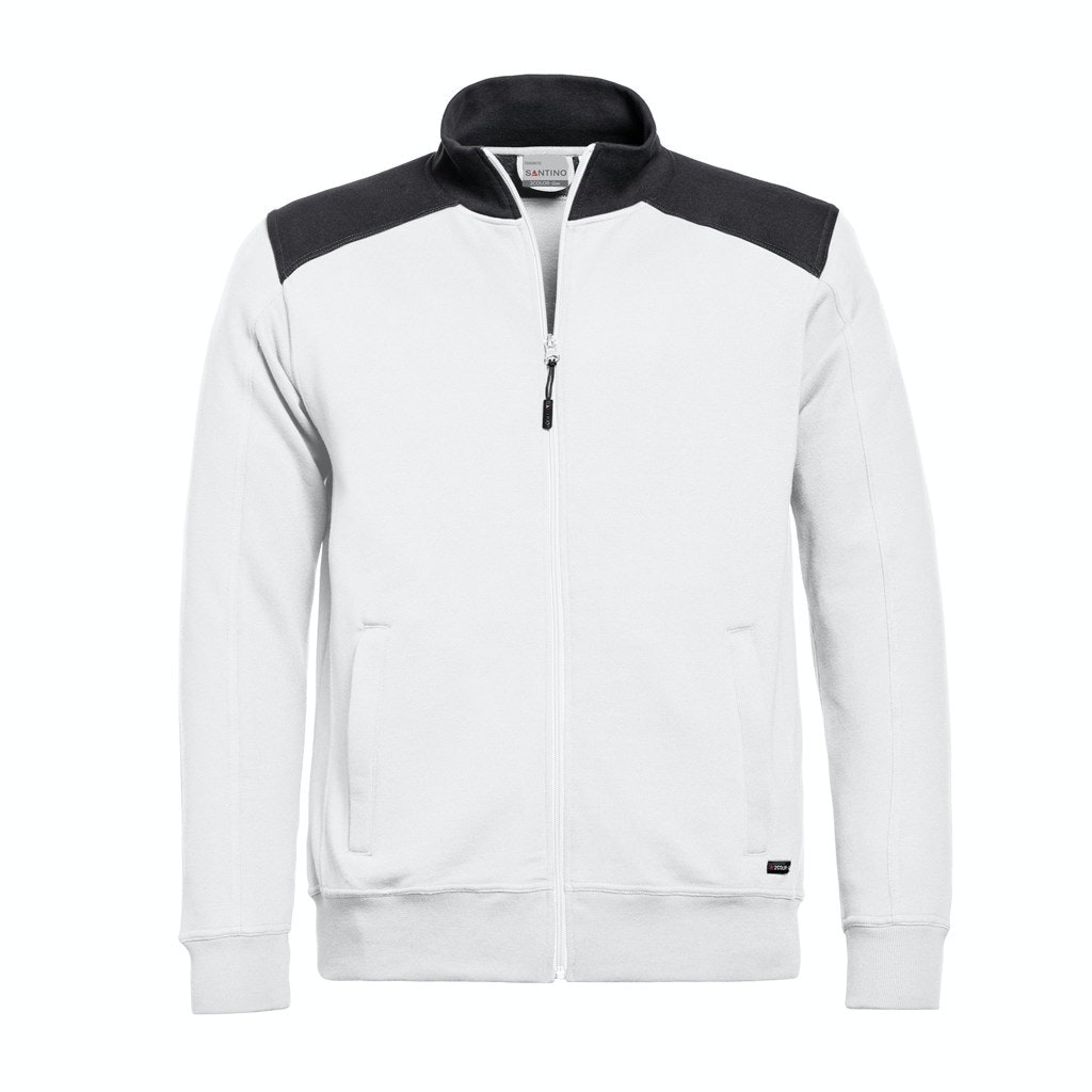 Santino sweatjack Toronto bi-colour - XL - White / Graphite 1200