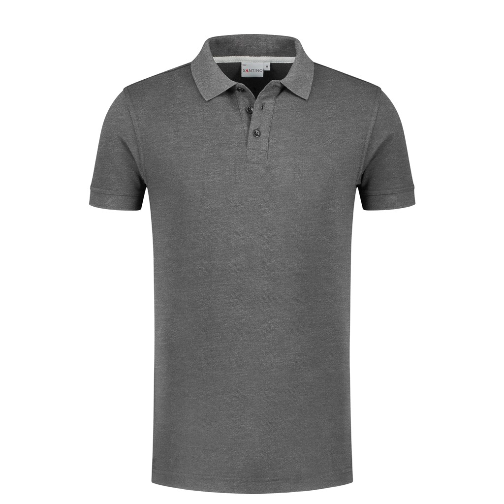 SANTINO Poloshirt Max+ - Zwart 8000 - XXL