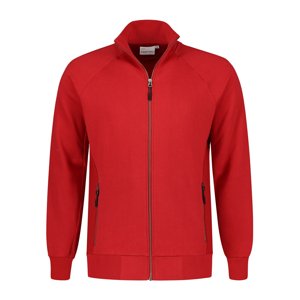 SANTINO Sweatvest Ralph - Zwart 8000 - 3XL