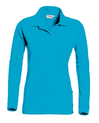 Santino Matt poloshirt Dames - XS - Aqua 6011