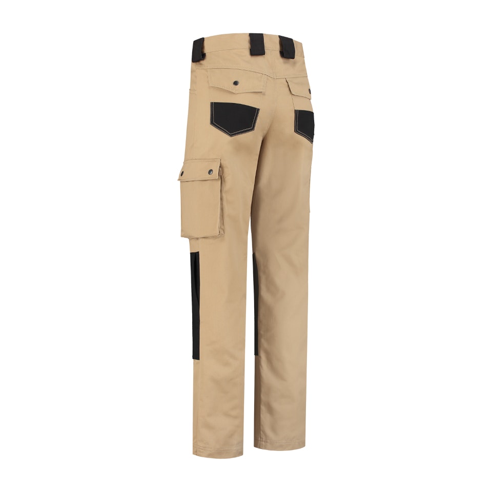 Bestex werkbroek katoen/polyester - 57 - Kaki / Zwart