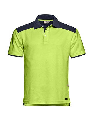 Santino poloshirt Tivoli - 4XL - Lime / Real Navy 5020