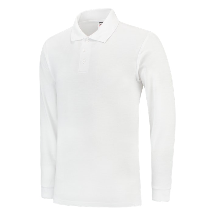 Tricorp PPL-180 poloshirt lange mouw (201009) - White - 3XL