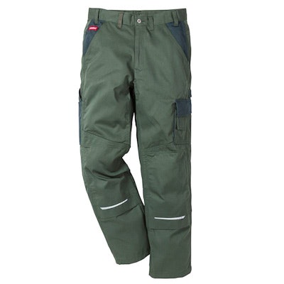 Fristads bi-colour werkbroek 100805 - Light Army Green / Army Green 781 - 120